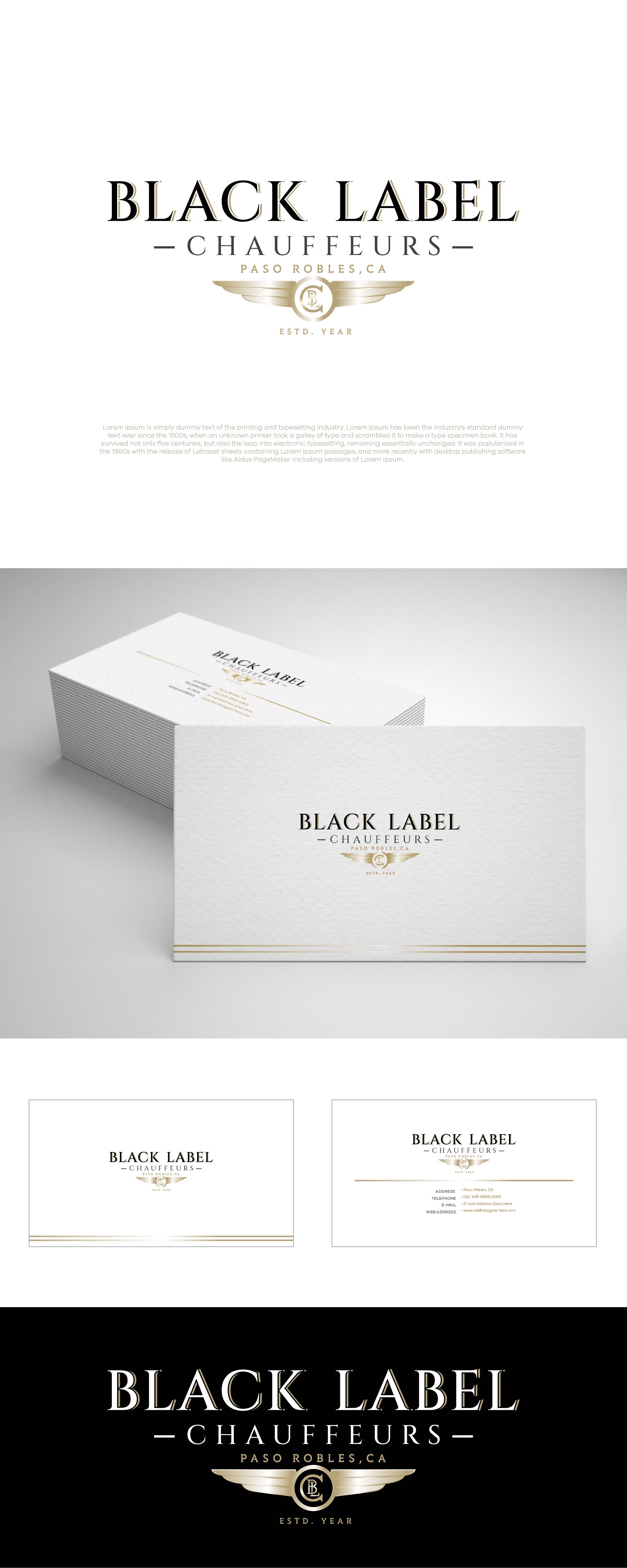 Logo Design by Idea Master Plus for Black Label Chauffeurs | Design #30555454