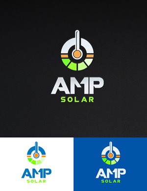 Logo Design by StromDesignHub for Amp Solar LLC | Design: #30562583