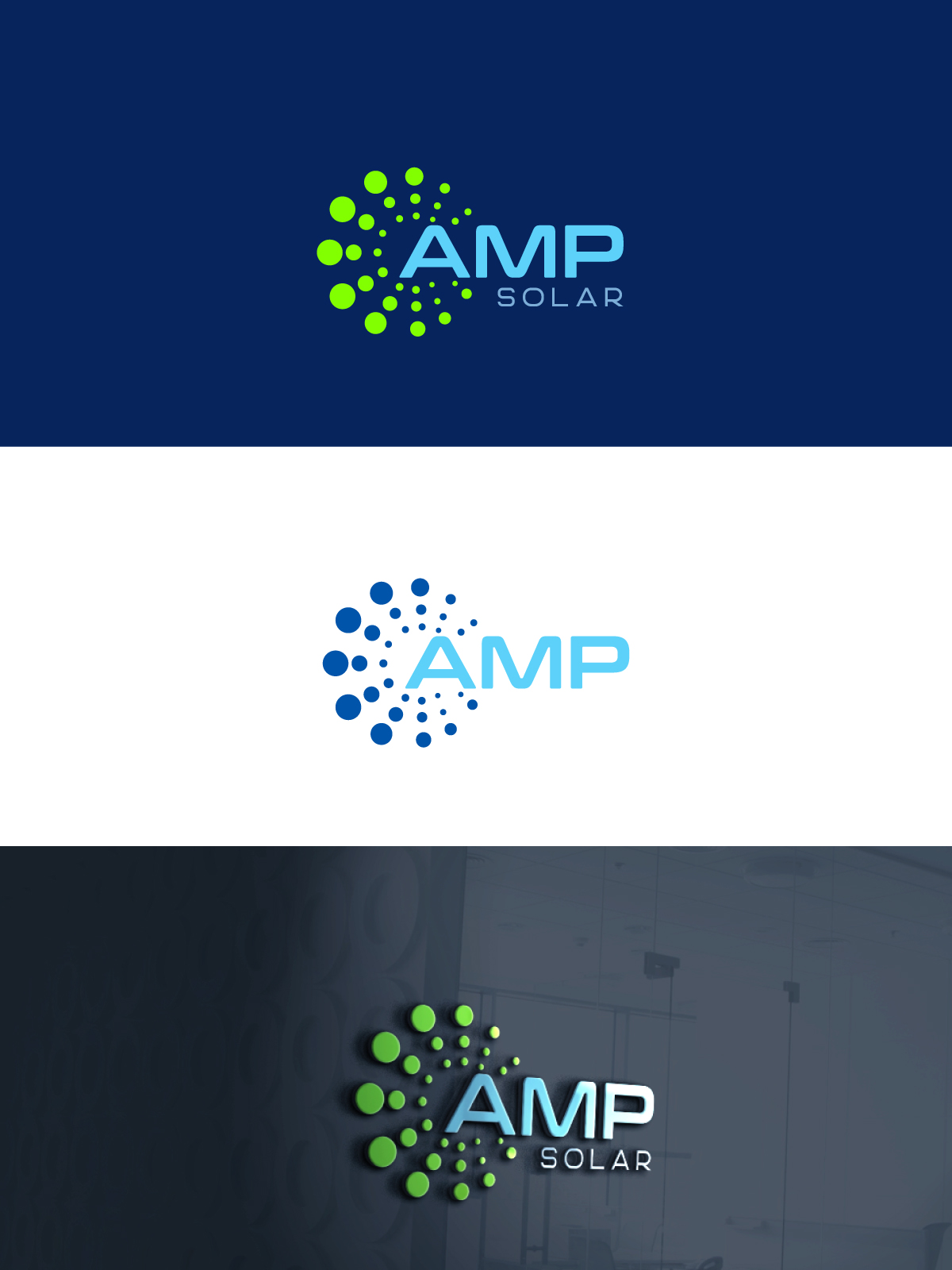 Design de Logo par Farhad Kreative pour Amp Solar LLC | Design #30554006
