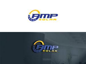 Logo Design by 439 Creations for Amp Solar LLC | Design: #30554066