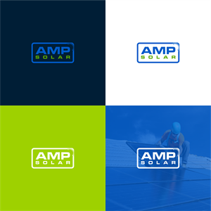 Logo Design by melzh for Amp Solar LLC | Design: #30555202