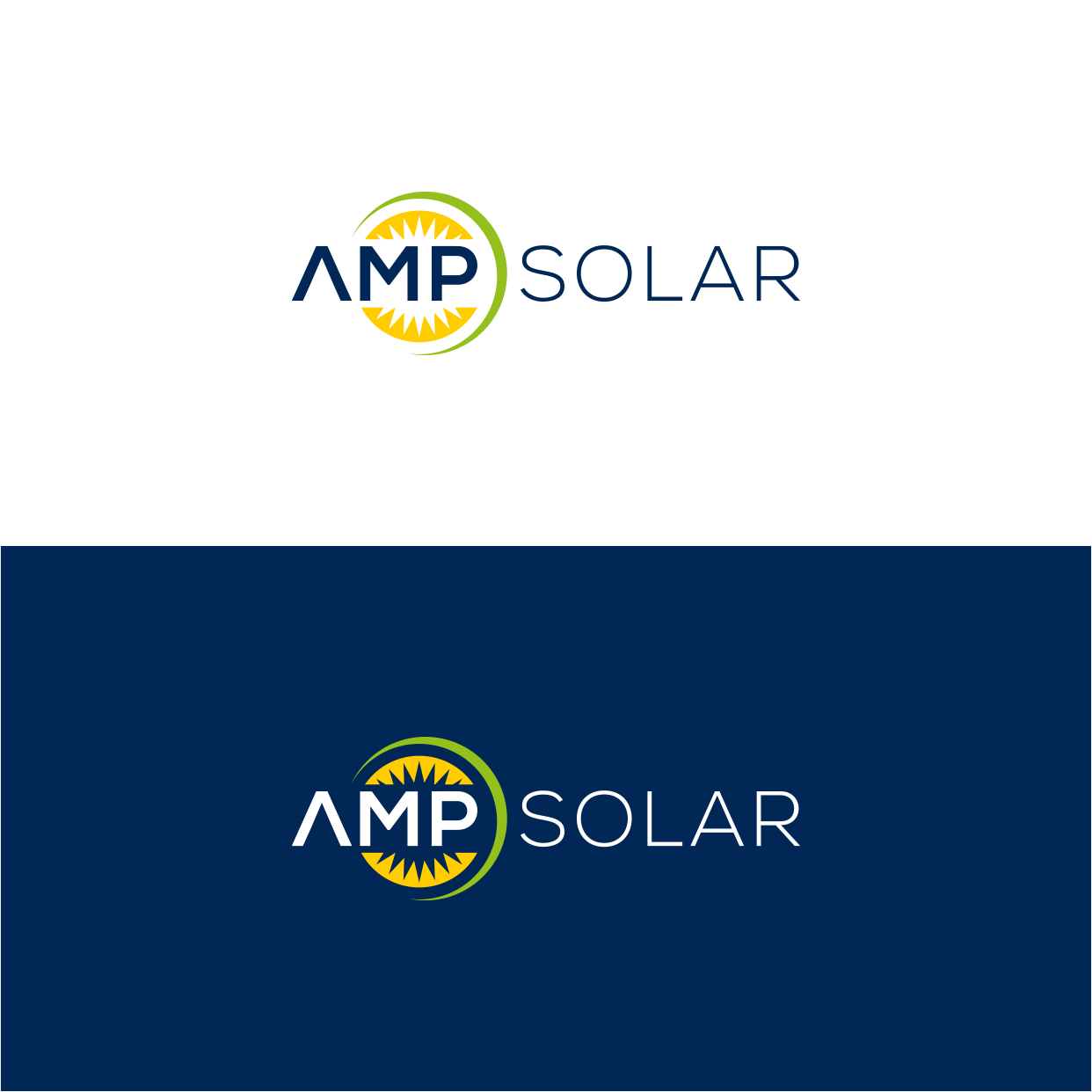 Logo Design by Kaze56 for Amp Solar LLC | Design #30555253