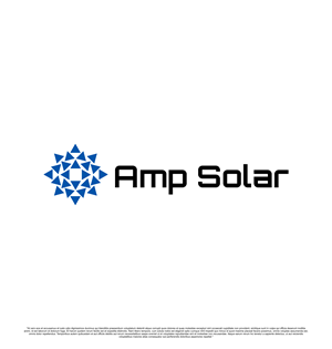 Logo Design by saesean for Amp Solar LLC | Design: #30574027