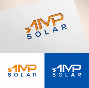 Logo Design by M Art & Design for Amp Solar LLC | Design: #30553309