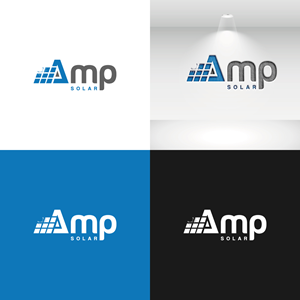 Logo Design by Visionarydexiner for Amp Solar LLC | Design: #30561530