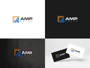 Logo Design by COLOUR CREATIVE for Amp Solar LLC | Design: #30580197