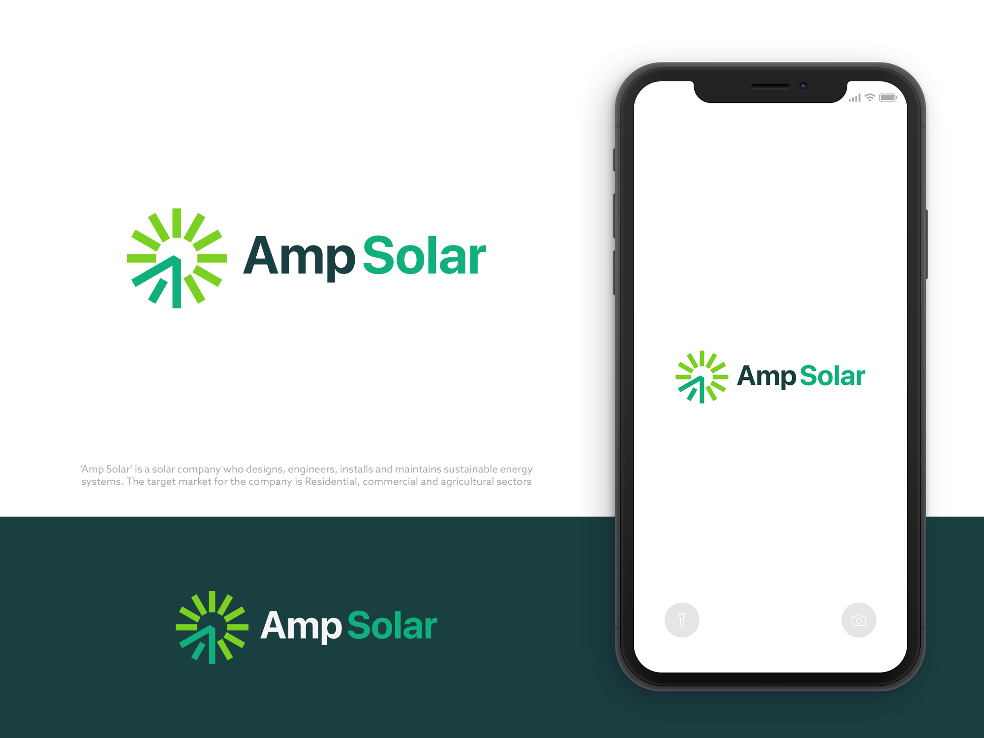 Logo Design by COLOUR CREATIVE for Amp Solar LLC | Design #30580618