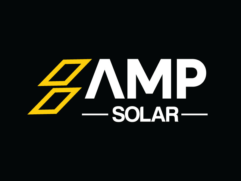 Logo Design by Sheikhani Graphics for Amp Solar LLC | Design #30562081
