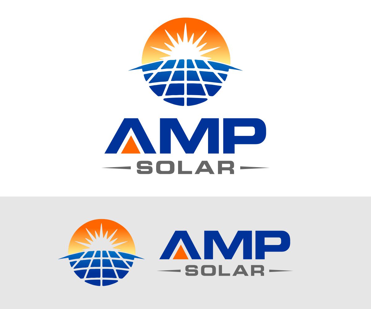 Logo Design by minakjinggo1973 for Amp Solar LLC | Design #30597308