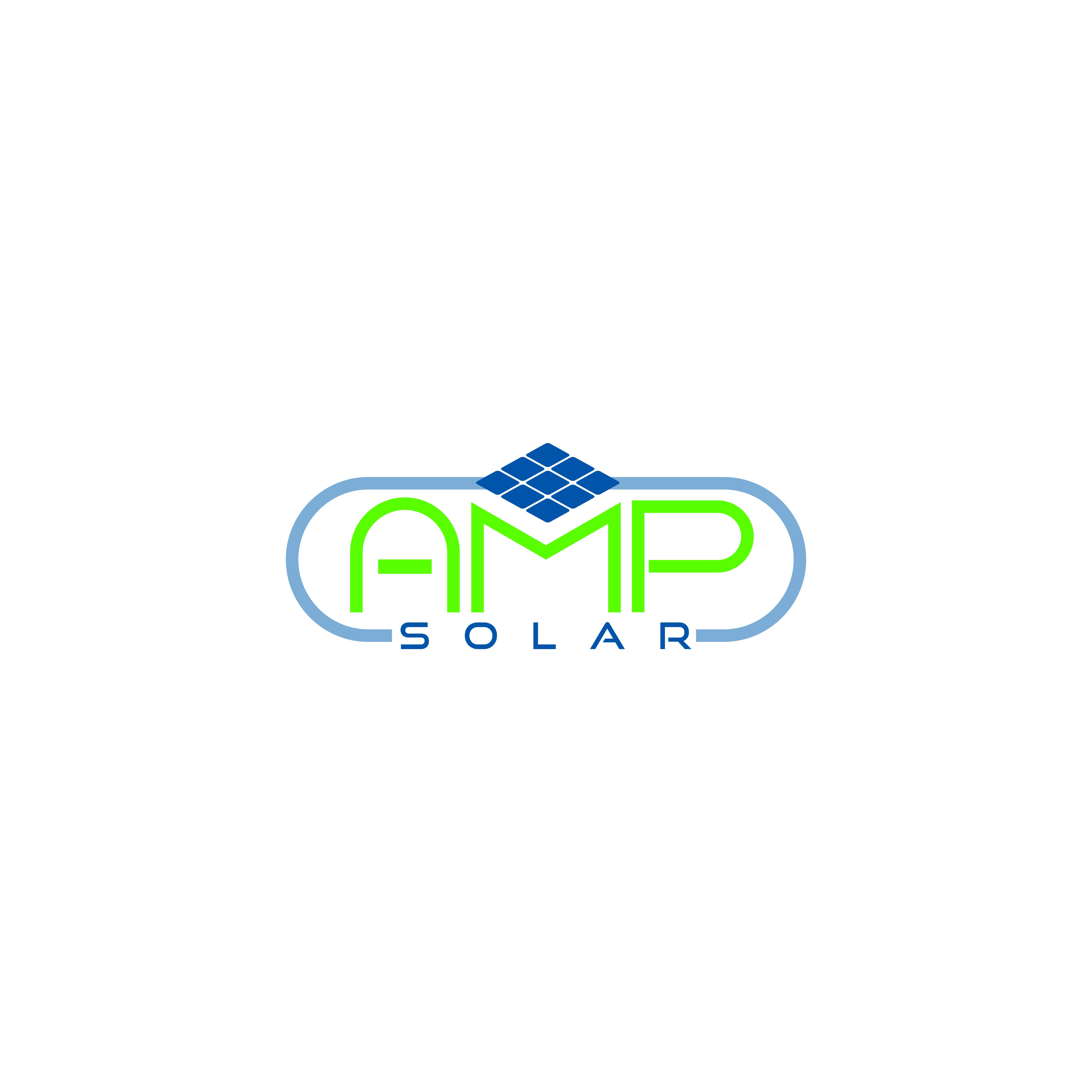 Logo Design by Jeferson HP for Amp Solar LLC | Design #30558071