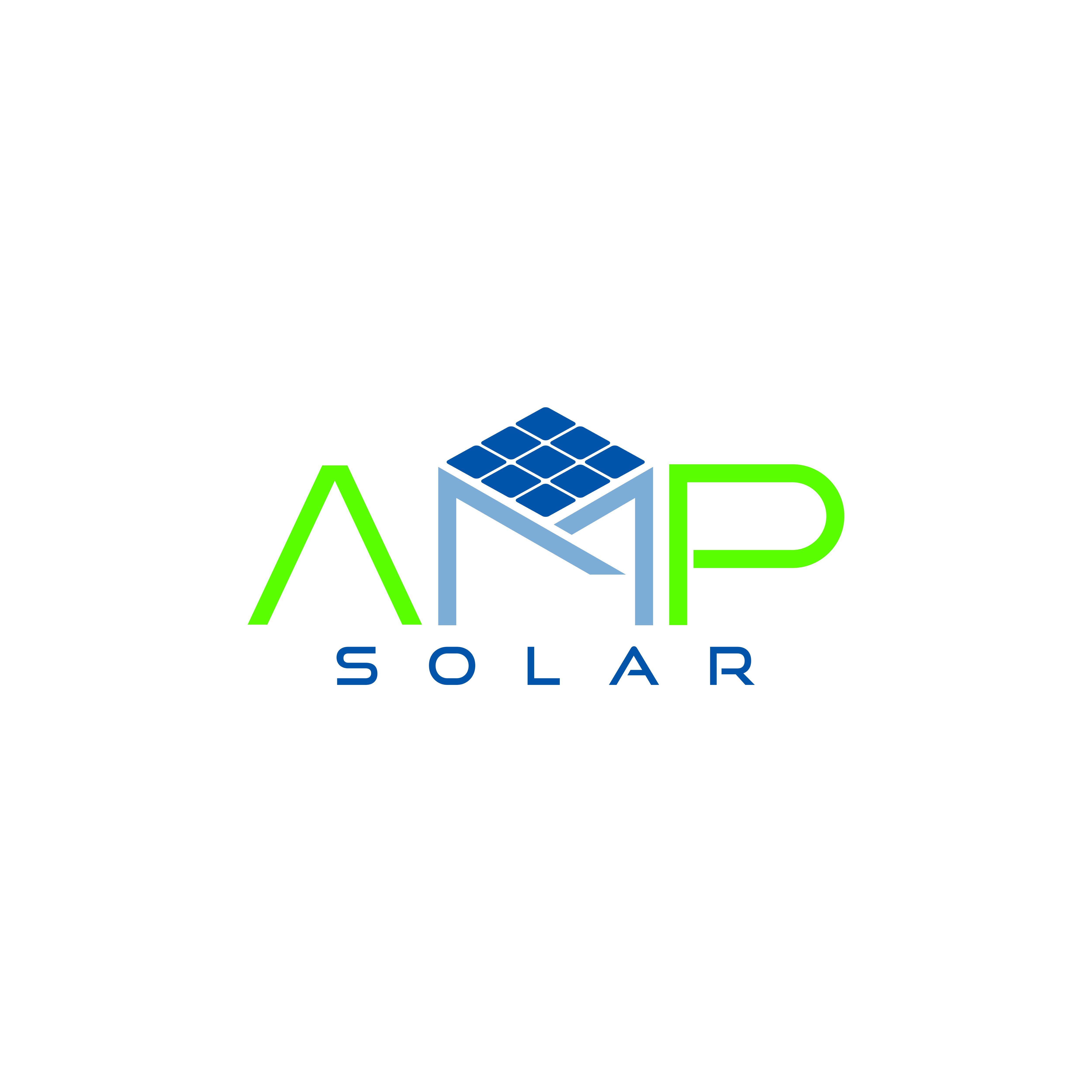 Logo Design by Jeferson HP for Amp Solar LLC | Design #30558072
