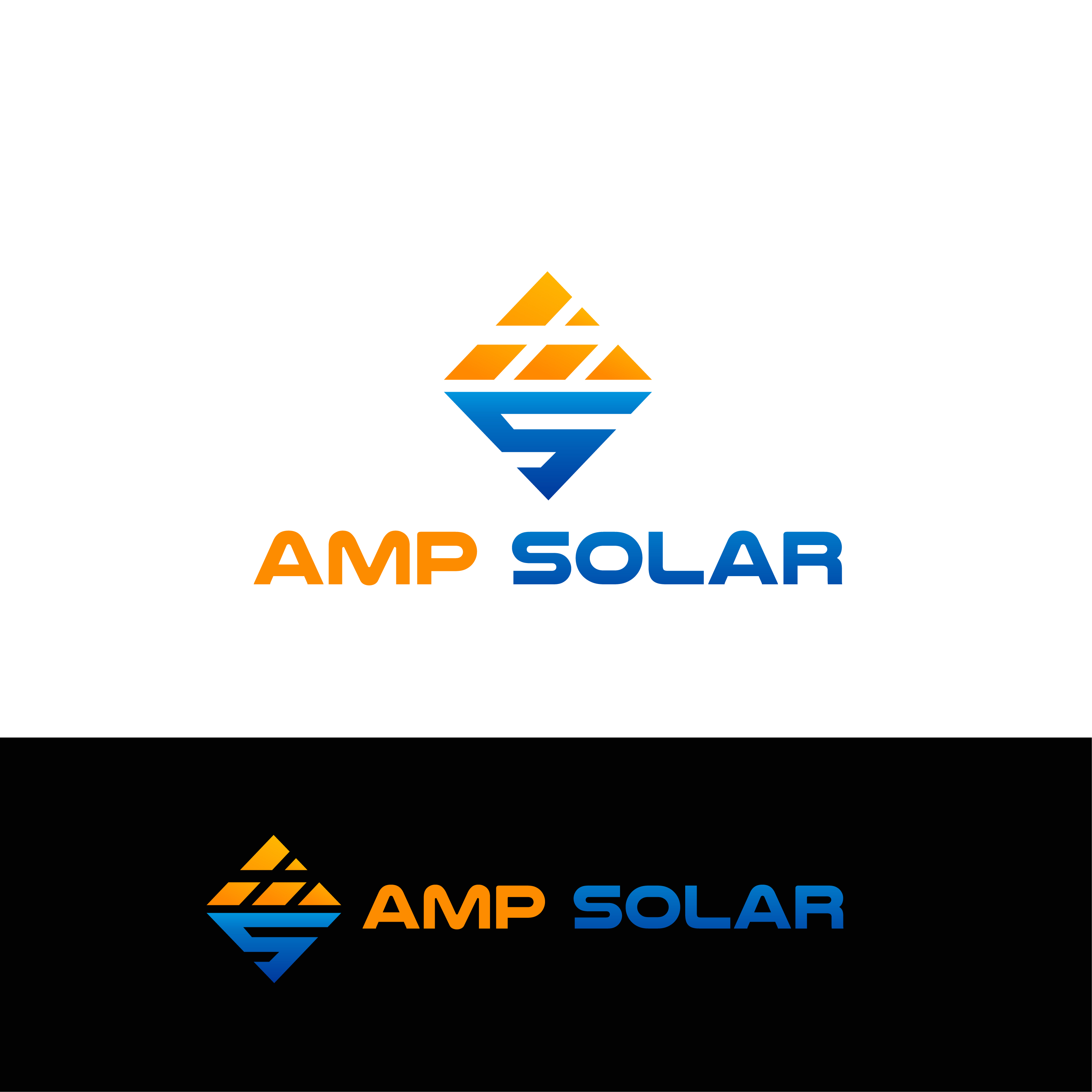 Logo Design by megamen for Amp Solar LLC | Design #30552339