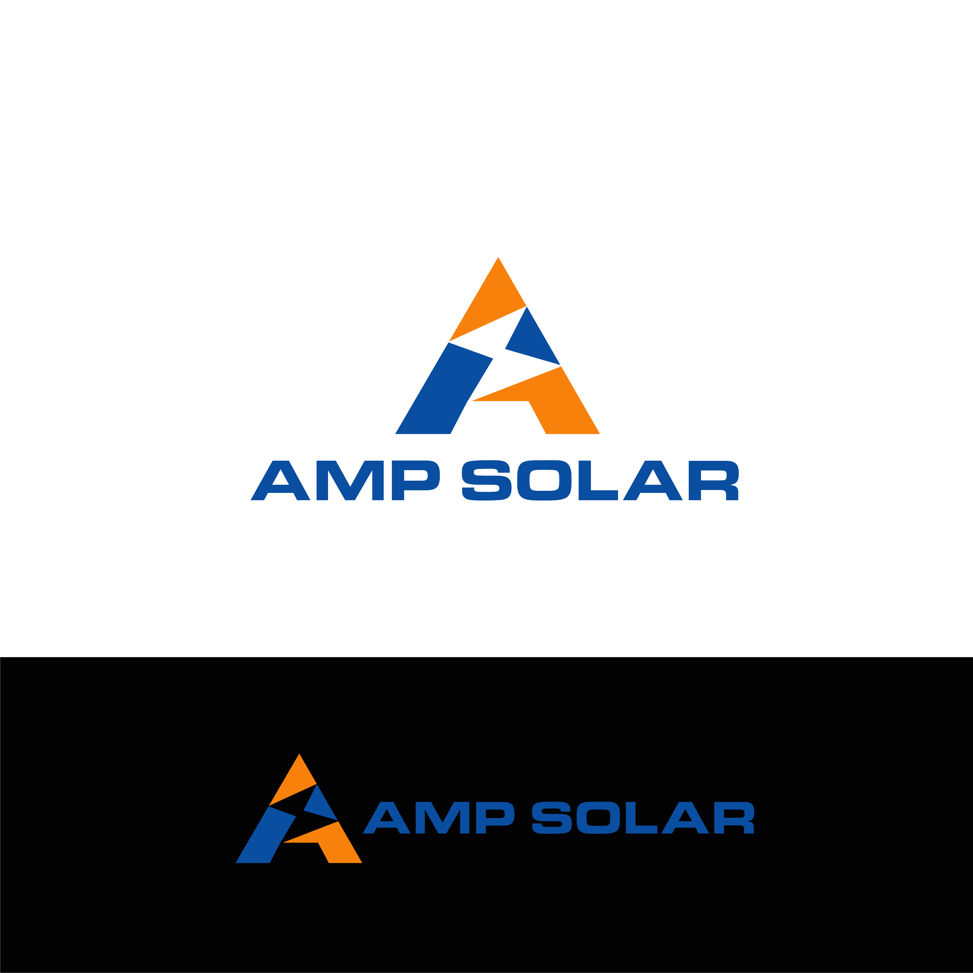 Logo Design by megamen for Amp Solar LLC | Design #30552391