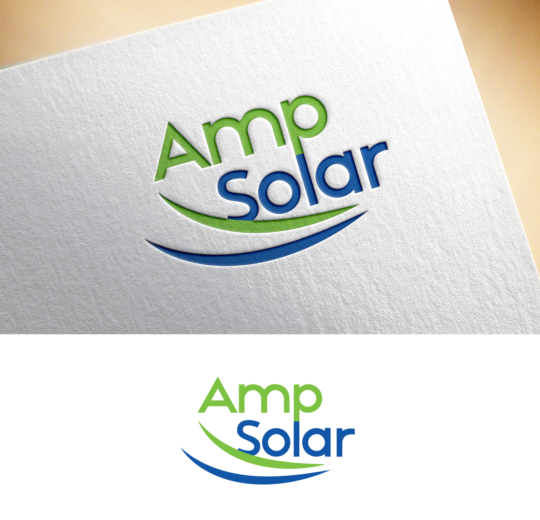 Logo Design by Impressive Solutions for Amp Solar LLC | Design #30555417