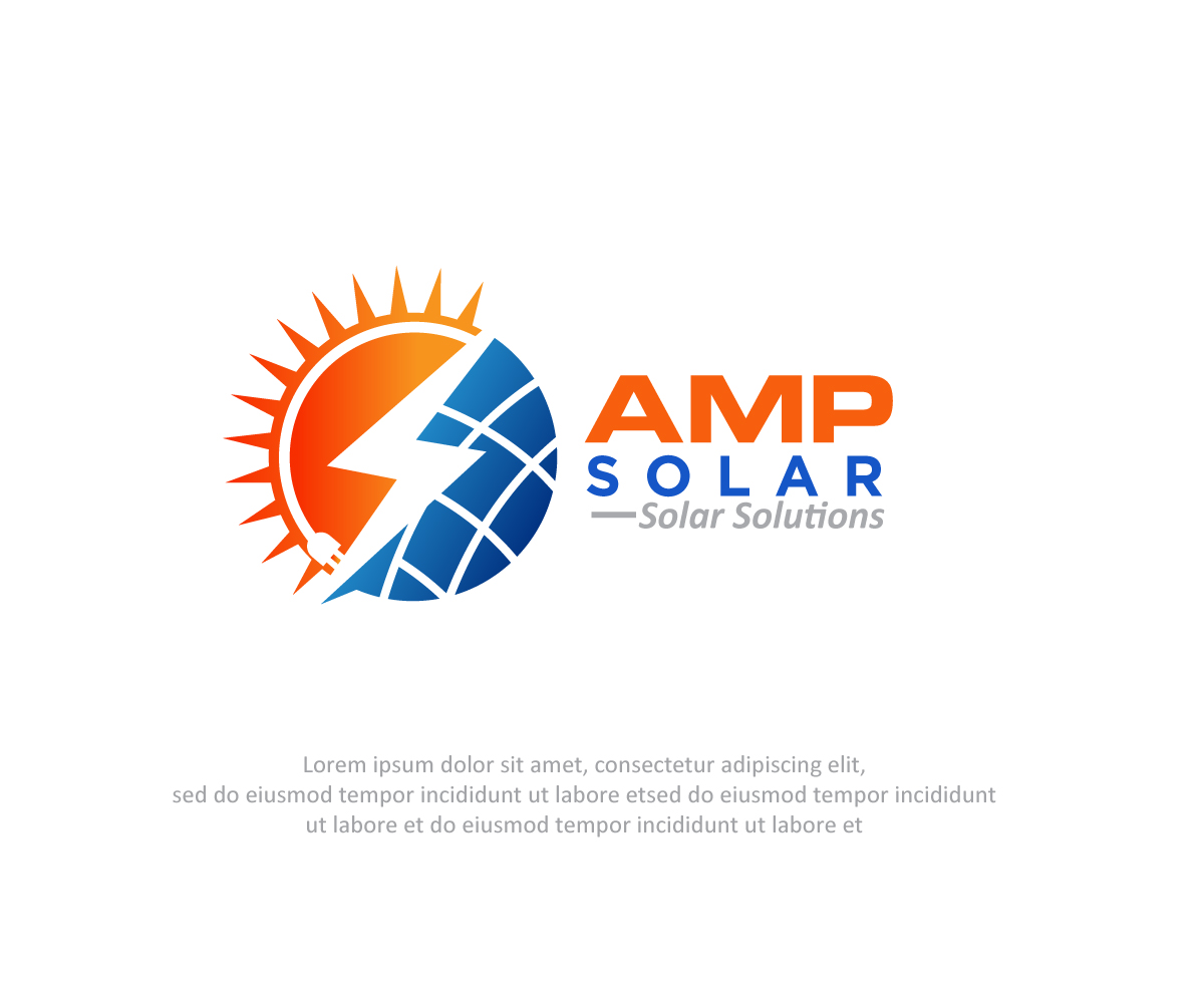 Diseño de Logo por Anekaa para Amp Solar LLC | Diseño #30553037