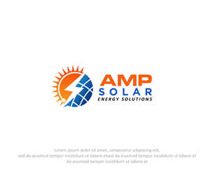 Logo Design by Anekaa for Amp Solar LLC | Design: #30640384