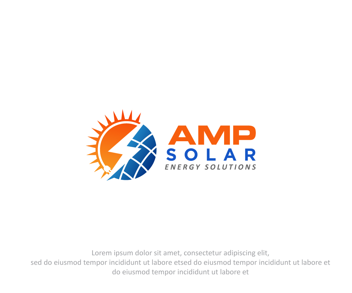 Diseño de Logo por Anekaa para Amp Solar LLC | Diseño #30640385