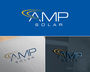 Logo Design by Atec for Amp Solar LLC | Design: #30555581