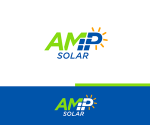 Logo Design by ecorokerz for Amp Solar LLC | Design: #30554130