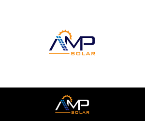 Logo Design by ecorokerz for Amp Solar LLC | Design: #30555418