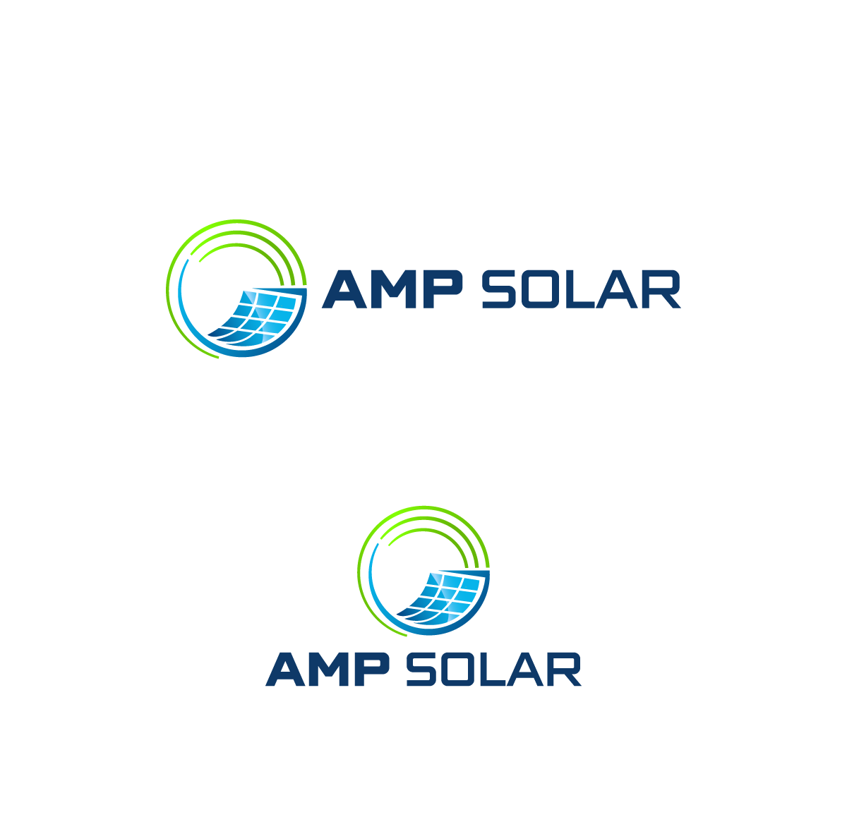 Logo Design by anico for Amp Solar LLC | Design #30556552