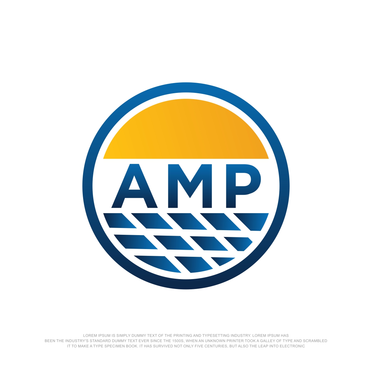 Logo Design by fly  design for Amp Solar LLC | Design #30555590