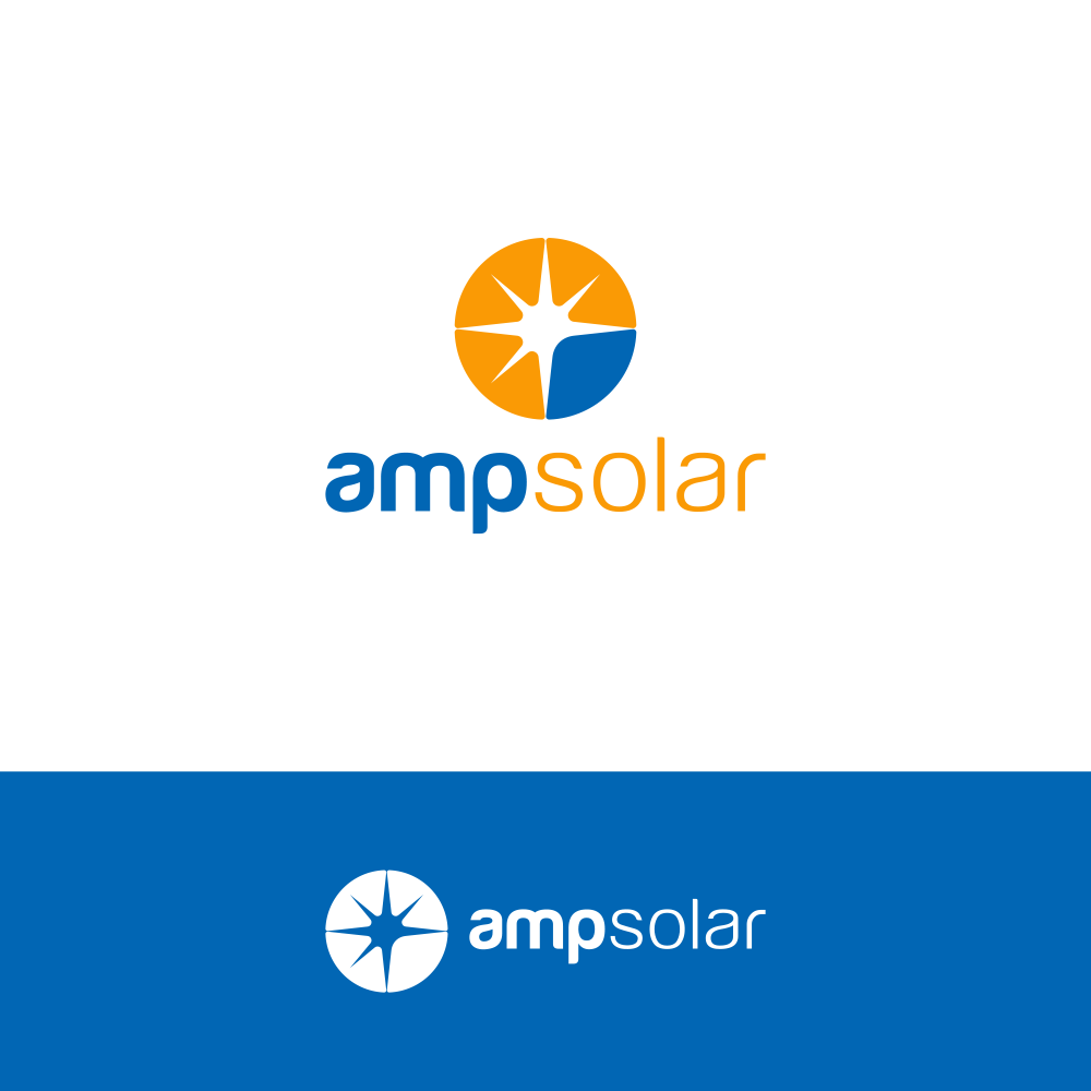 Logo Design by Deant for Amp Solar LLC | Design #30566003