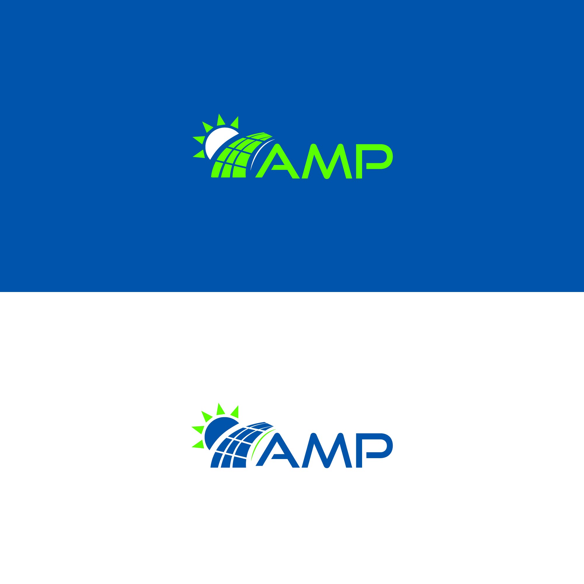 Logo Design by kaushal 05 for Amp Solar LLC | Design #30557245