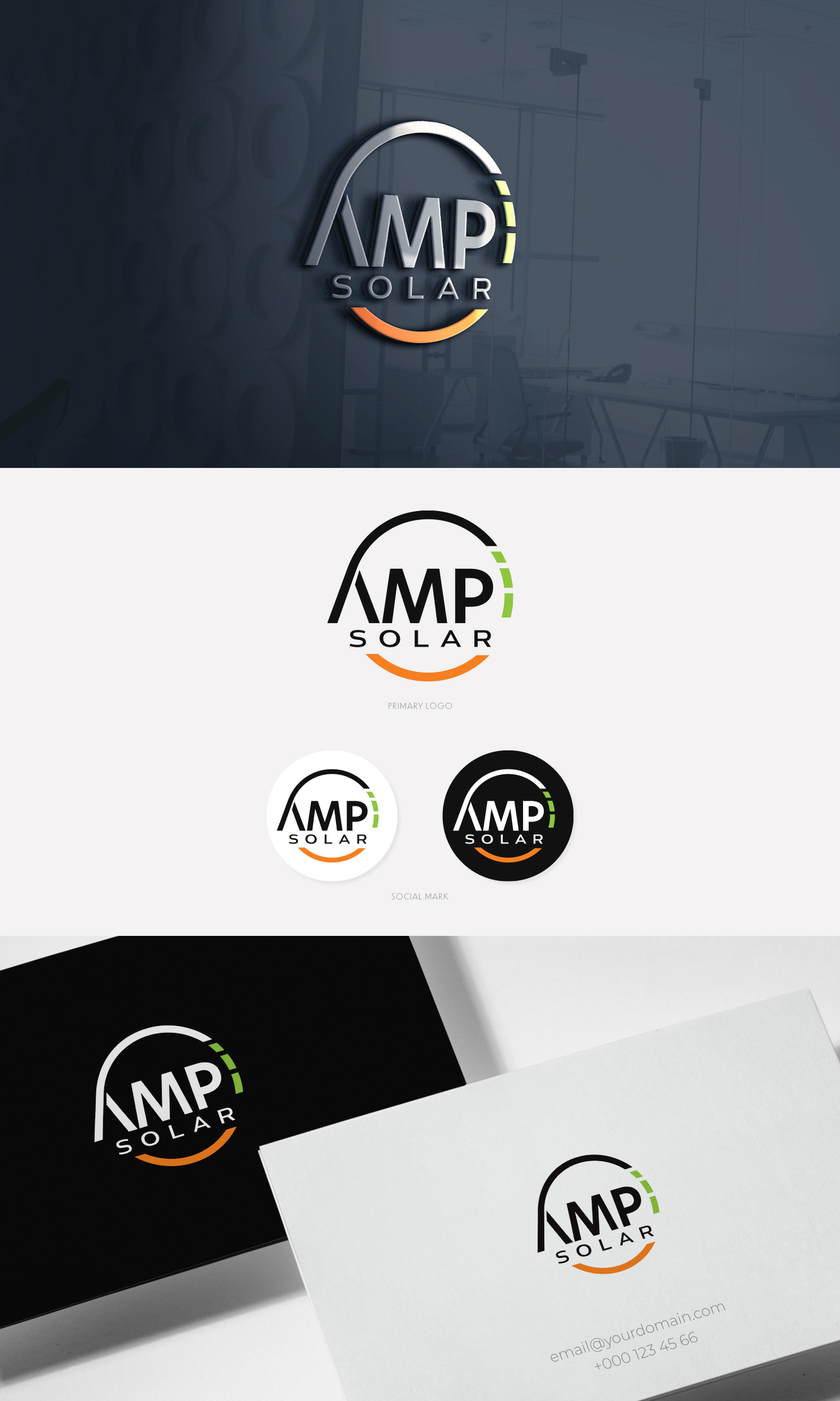 Design de Logo par Modeform pour Amp Solar LLC | Design #30554060