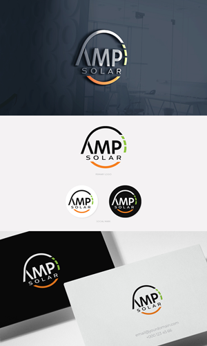 Logo-Design von Asya Logo für Amp Solar LLC | Design #30554060