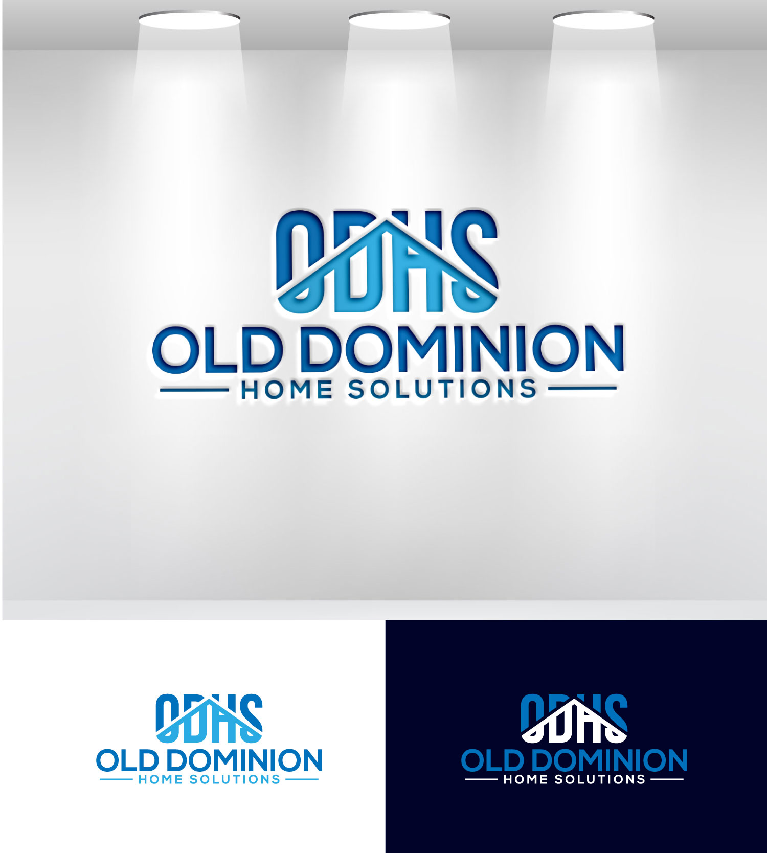 Logo Design by Mi Design1 for Old Dominion Home Solutions  | Design #30555437