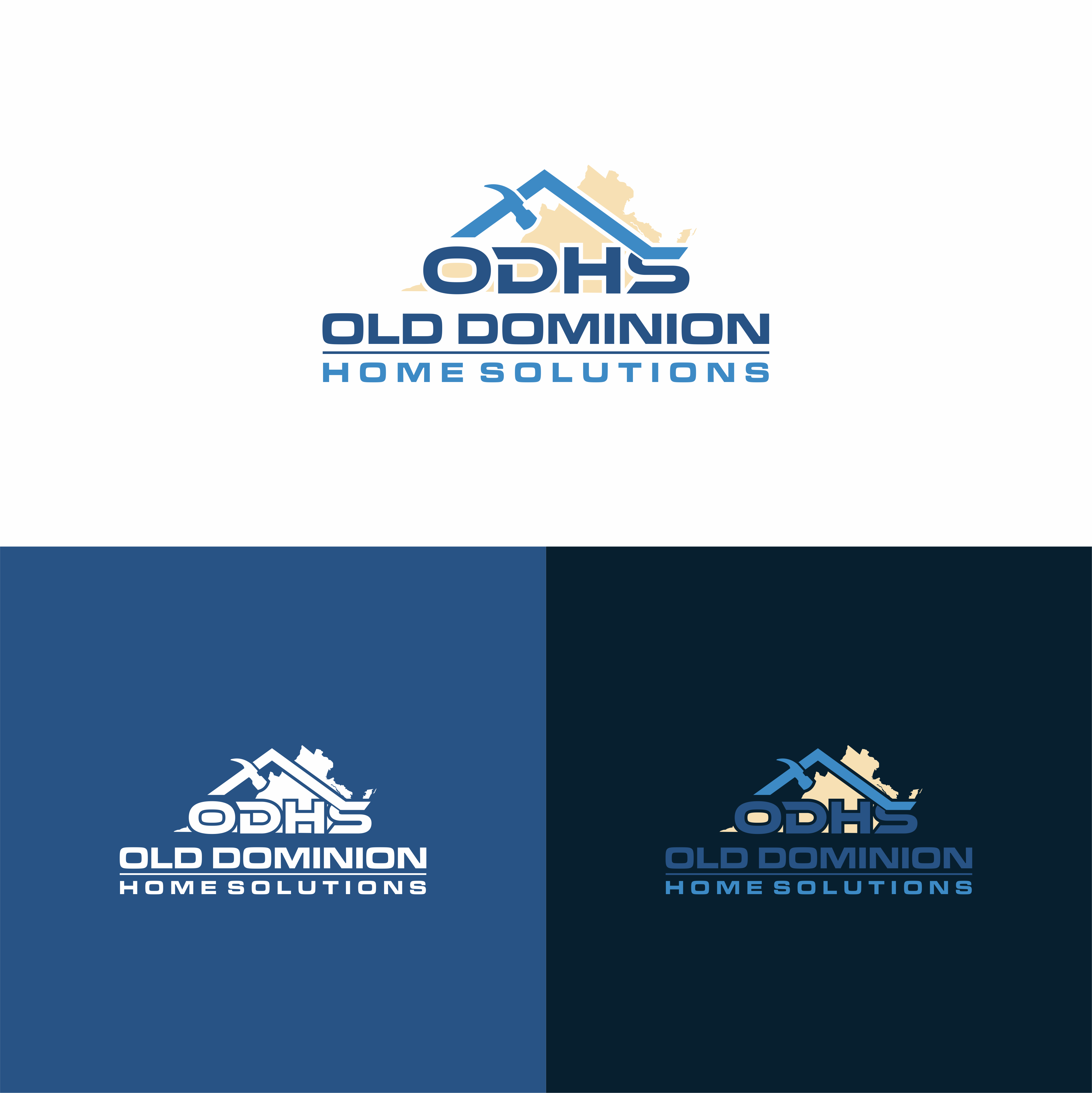 Logo Design by melzh for Old Dominion Home Solutions  | Design #30555603