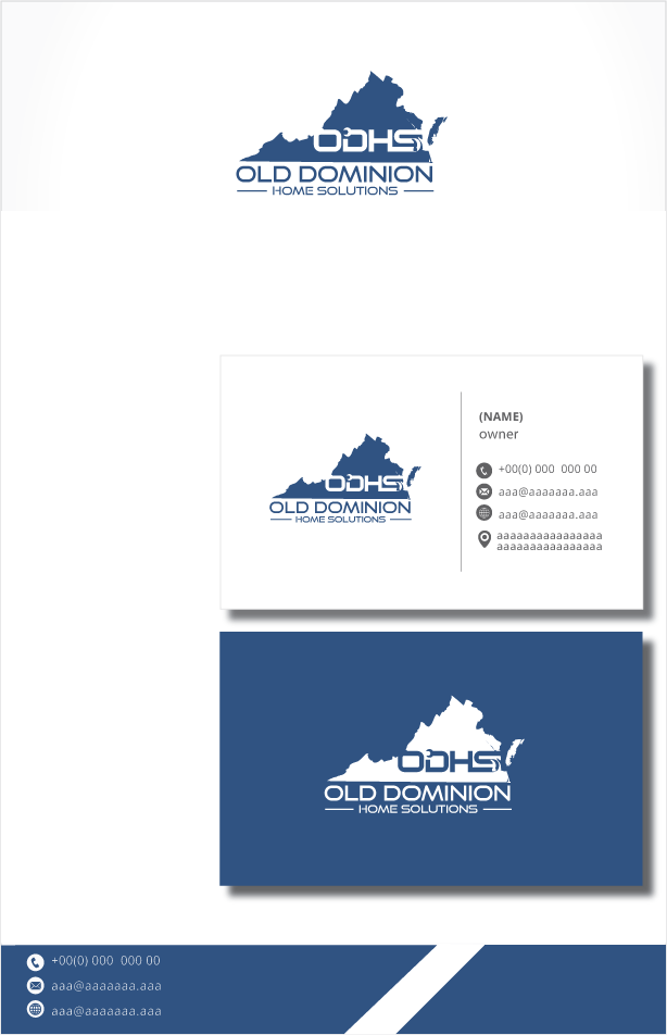 Logo Design by zebronicgraphic for Old Dominion Home Solutions  | Design #30554645