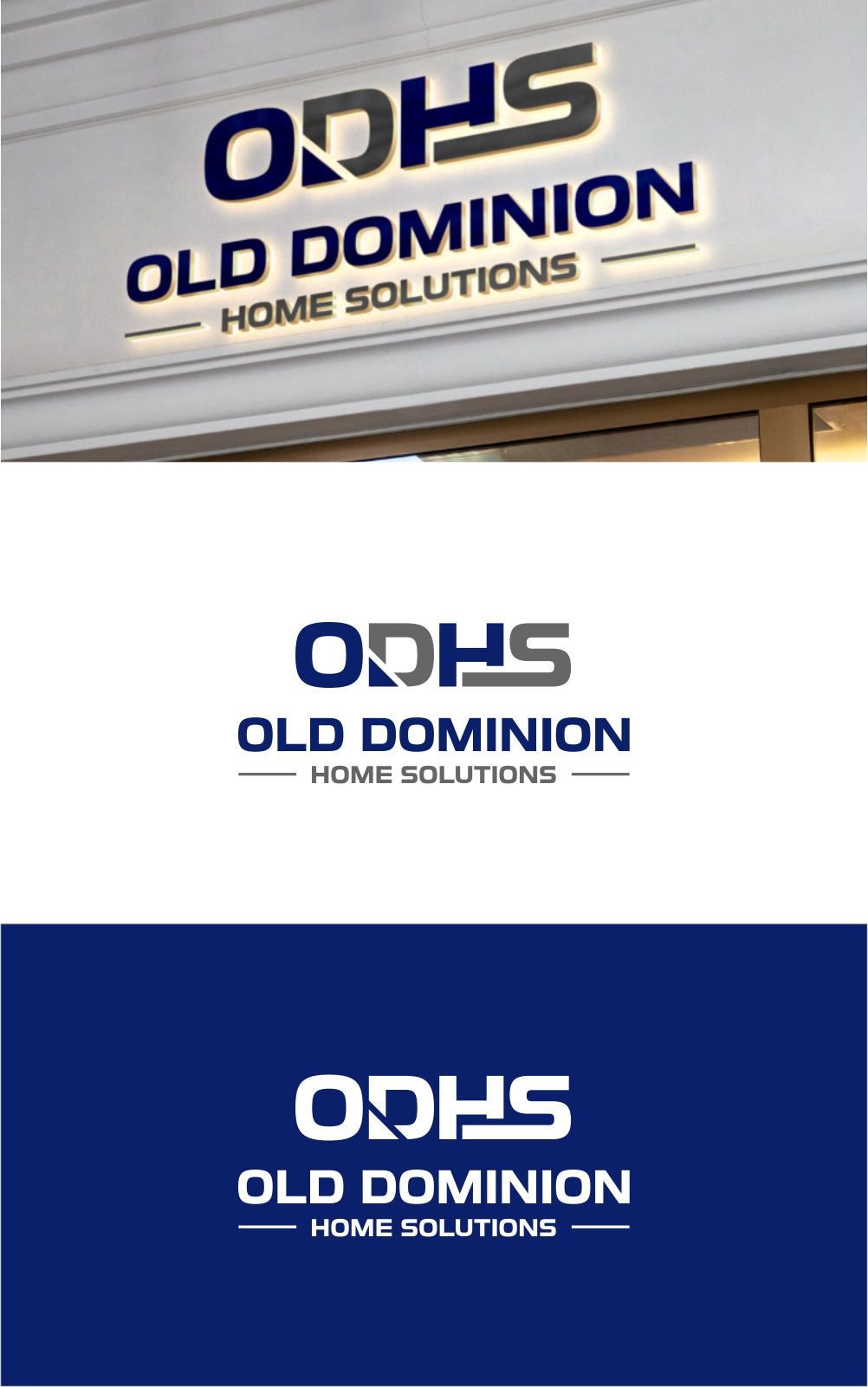 Logo-Design von MX LogoArt für Old Dominion Home Solutions  | Design #30556252