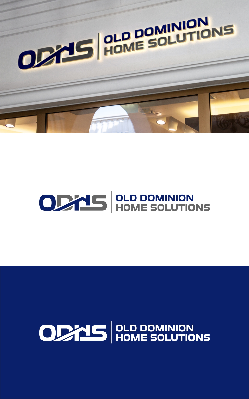 Logo-Design von MX LogoArt für Old Dominion Home Solutions  | Design #30556254
