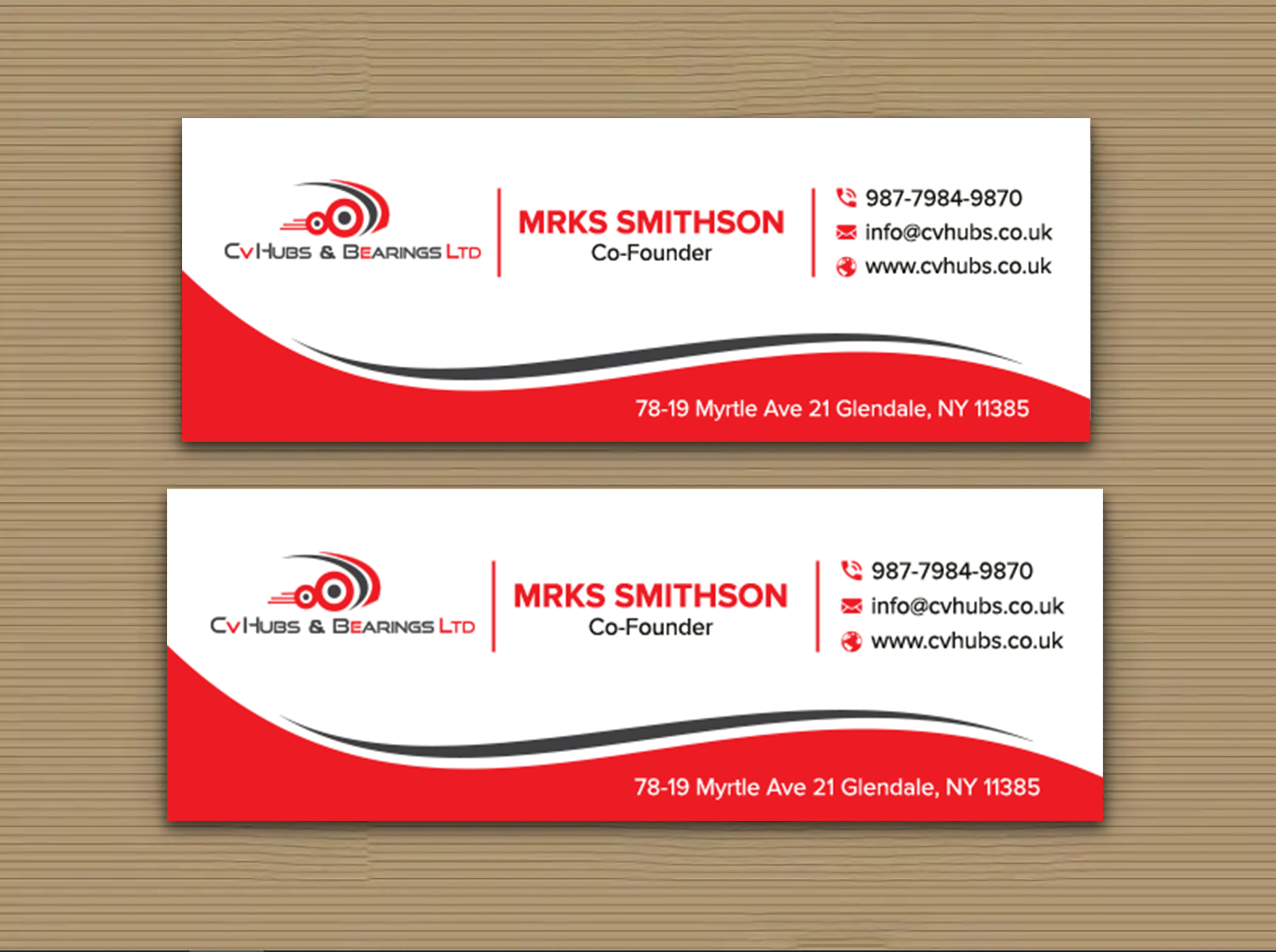 Diseño de Papelería por sadikul islam para CV Hubs & Bearings Ltd | Diseño #30558315