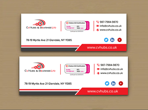Stationery Design by sadikul islam for CV Hubs & Bearings Ltd | Design: #30558342