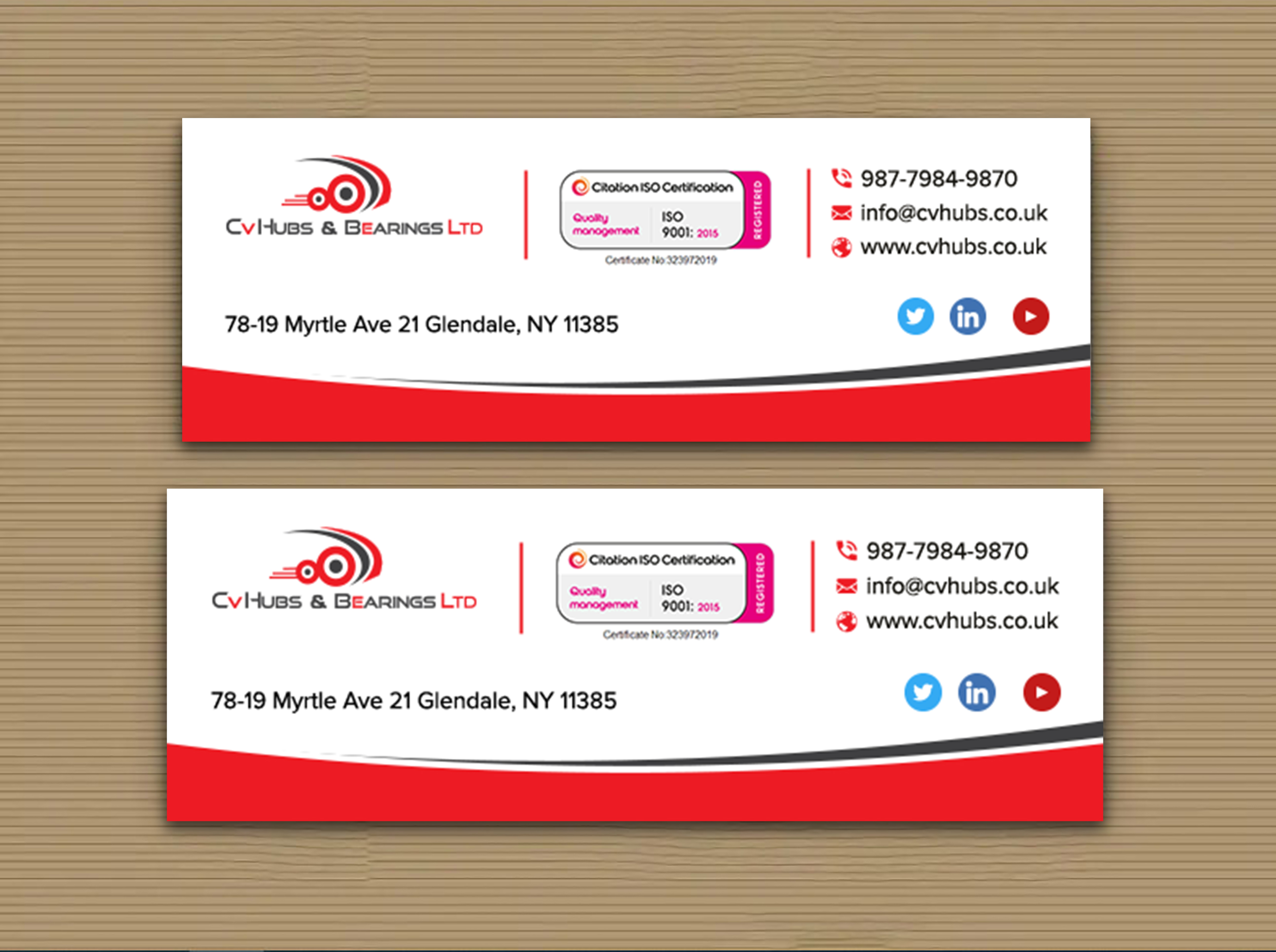 Design de Papeterie par sadikul islam pour CV Hubs & Bearings Ltd | Design #30558390