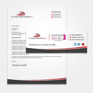 Design de Papeterie par sadikul islam pour CV Hubs & Bearings Ltd | Design : #30558393