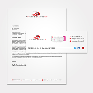 Design de Papeterie par sadikul islam pour CV Hubs & Bearings Ltd | Design : #30558543