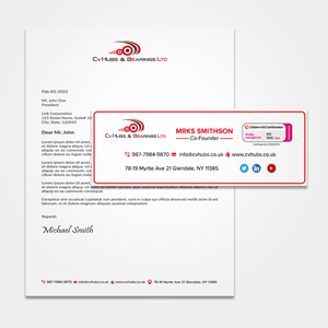 Stationery Design by sadikul islam for CV Hubs & Bearings Ltd | Design: #30558549