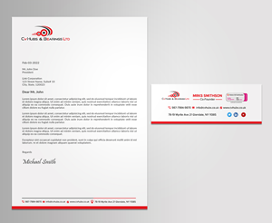 Stationery Design by sadikul islam for CV Hubs & Bearings Ltd | Design: #30559843