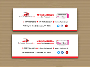 Stationery Design by sadikul islam for CV Hubs & Bearings Ltd | Design: #30559844