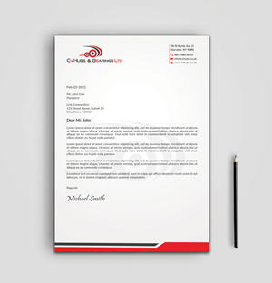 Stationery Design by sadikul islam for CV Hubs & Bearings Ltd | Design: #30560291