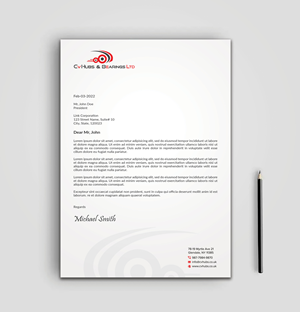 Stationery Design by sadikul islam for CV Hubs & Bearings Ltd | Design: #30623427
