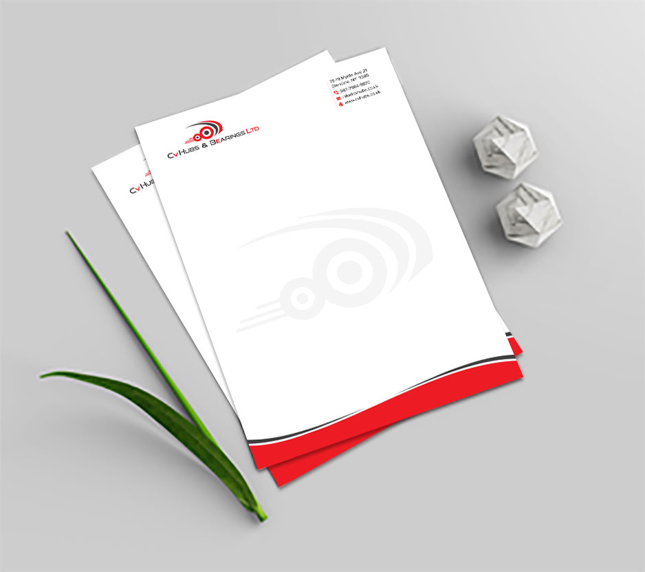 Design de Papeterie par sadikul islam pour CV Hubs & Bearings Ltd | Design #30625069