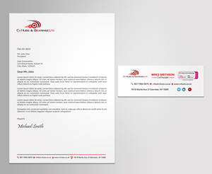 Stationery Design by sadikul islam for CV Hubs & Bearings Ltd | Design: #30666299
