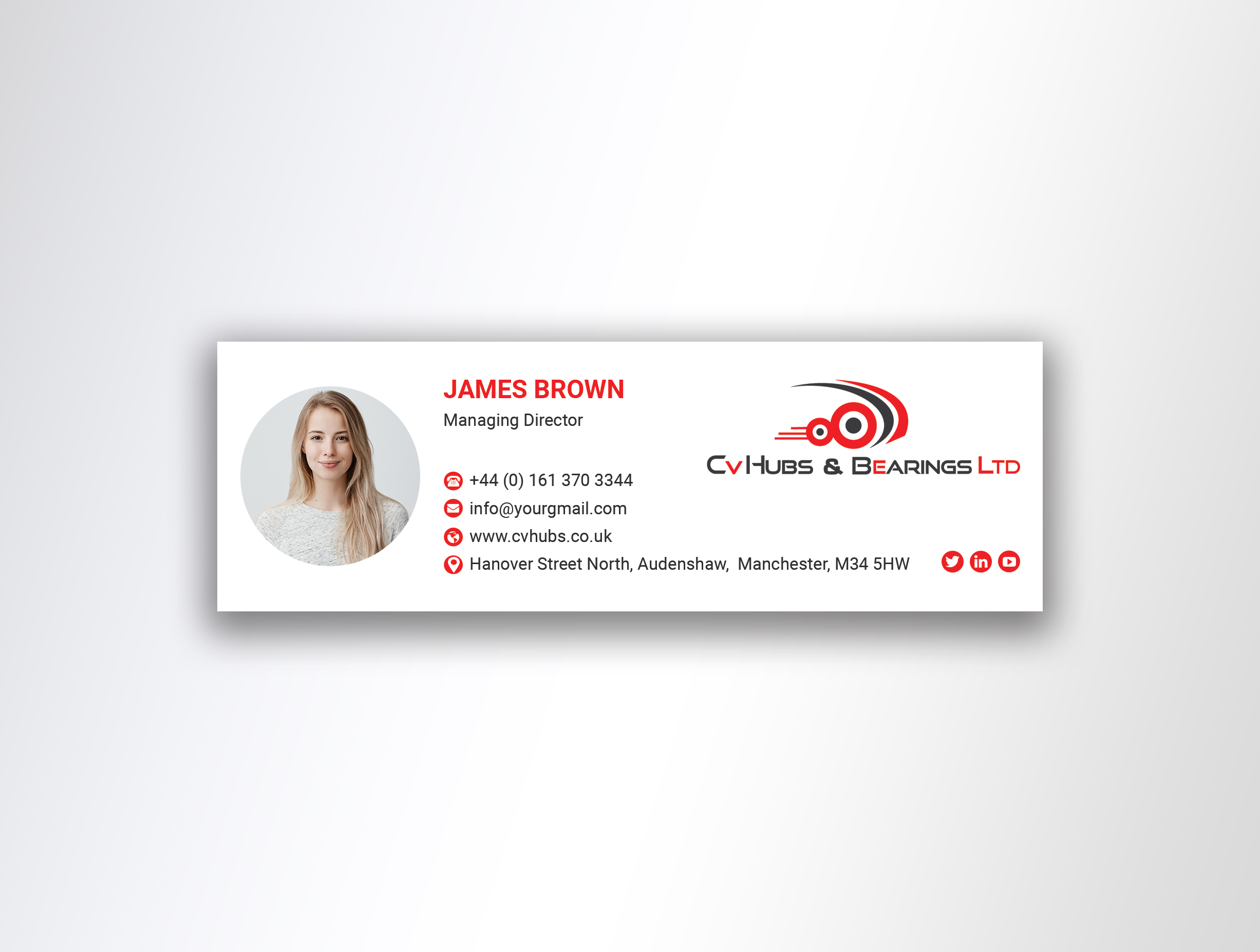 Stationery Design by Expert Bappy for CV Hubs & Bearings Ltd | Design #30561082