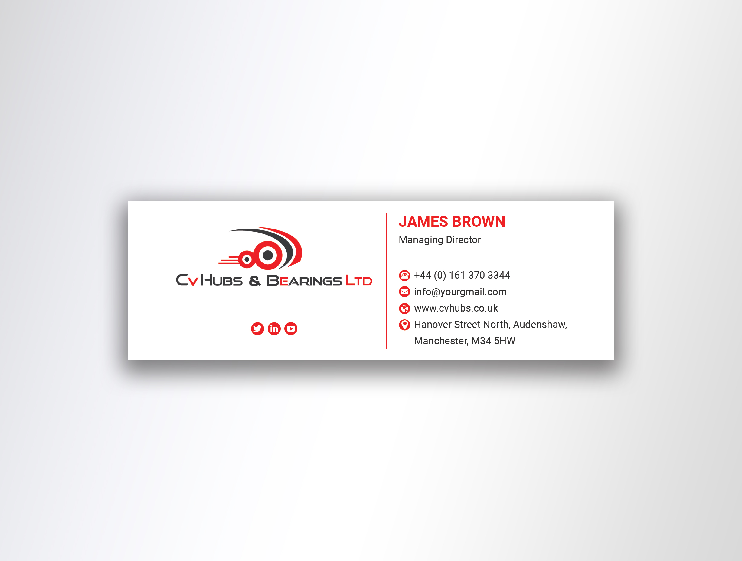 Stationery Design by Expert Bappy for CV Hubs & Bearings Ltd | Design #30561126