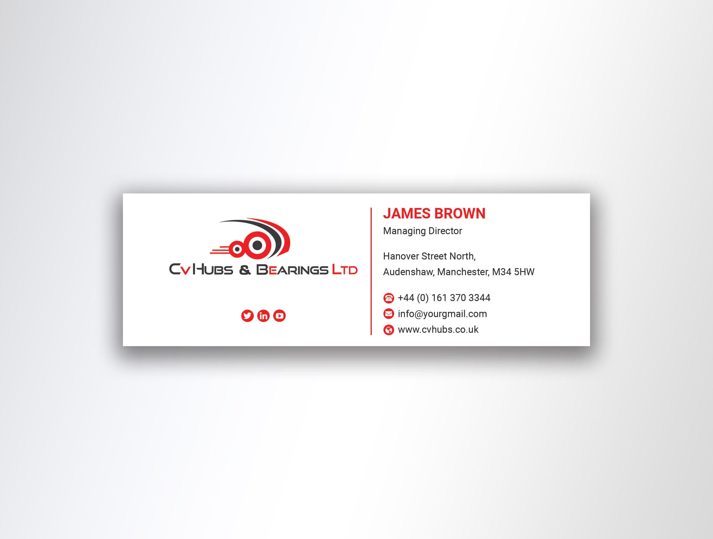 Stationery Design by Expert Bappy for CV Hubs & Bearings Ltd | Design #30561166